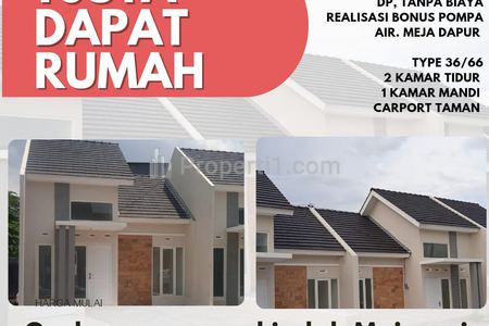 Dijual Rumah Murah 300 Jutaan di Mojosari Mojokerto KPR DP 0% Angsuran 1 Jutaan SHM