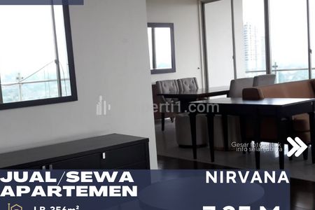 Dijual atau Disewakan Apartemen Nirvana Kemang, Luxurious Furnished 4+1 BR di Daerah Kemang Jakarta Selatan