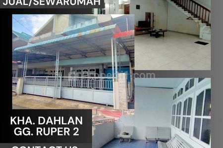 Dijual/Disewakan Rumah Jalan K.H. Ahamd Dahlan Gang Ruper 2 Kota Pontianak