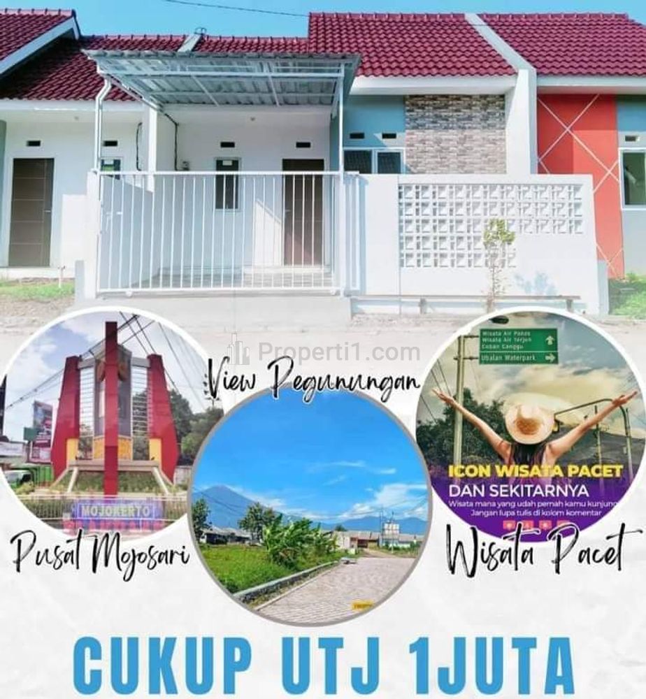 Dijual Rumah Murah 200Jutaan di Kutorejo Mojokerto KPR DP 0% Angsuran 1Jutaan 15 Menit dari Kawasan  Ngoro Industri