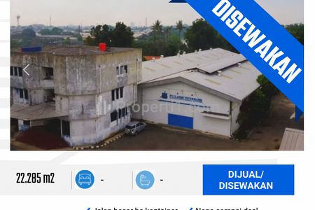 Disewakan Gudang di Tangerang Jalan Besar