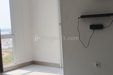 Sewa Apartemen Tokyo River Side PIK 2, Tipe 2 BR Kosongan, 2 AC, Gorden