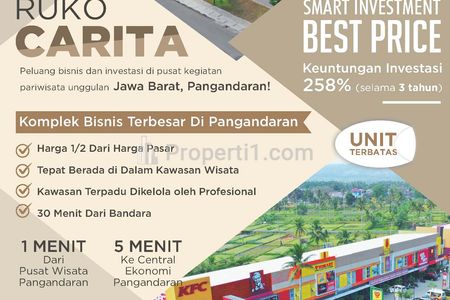 Jual Ruko 2 Lantai Siap Pakai Harga Termurah di Pusat Bisnis Terbesar Pantai Pangandaran Jawa Barat