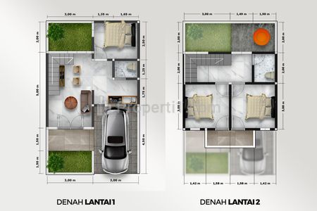 Jual Rumah Baru Konsep City Light dengan View Menawan Sejuk Termurah di Cihanjuang Bandung Barat