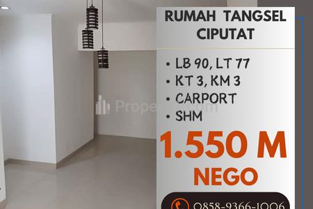 Jual Rumah di Tangsel, 2 Lantai, Cakep, Strategis, Dekat Stasiun Sudimara