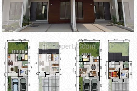 Jual Rumah 3 Kamar Tidur Jakarta Garden City Cluster Shinano Jakarta Timur