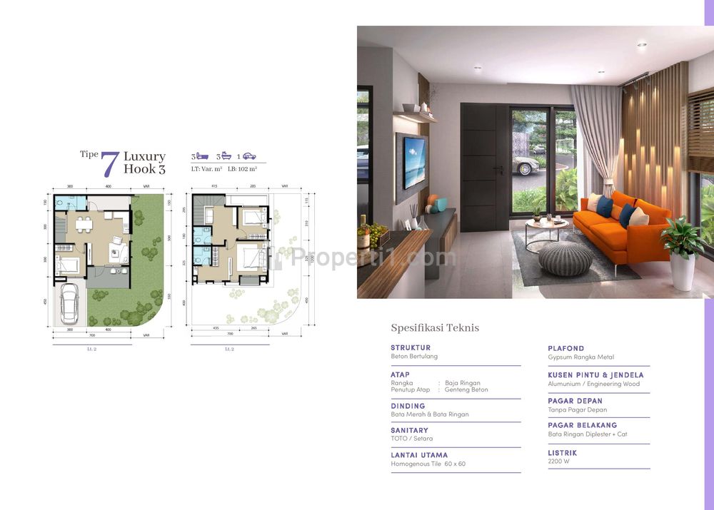 Dijual Rumah Modern Paling Laris di Gading Serpong Tangerang - Baroni @Symphonia