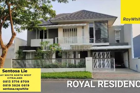 Dijual Rumah Royal Residence Surabaya, Strategis Hadap Jalan Raya Utama, Full Furnished, Modern, Dekat Citraland, Pakuwon Indah, Graha Family