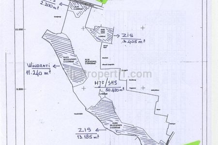 Jual Tanah Kosong 6.7 Hektar Bawah NJOP, Strategis, Jalan Raya Muhtar, Sawangan, Depok, Jawa Barat, Tembus ke Arah Ciputat