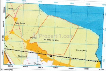 Jual Tanah Industri Luas Murah 400 Hektar di Desa Tonjong, Kramatwatu, Serang, Banten, Ijin Lengkap Kawasan Industri dan Sempadan Pantai