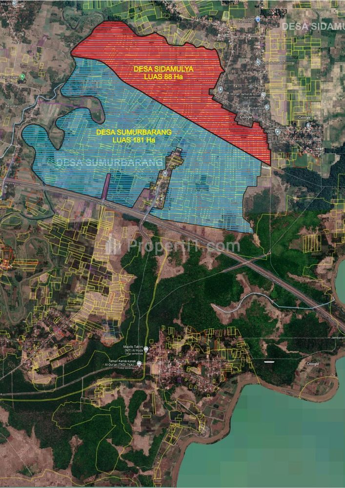 Jual Tanah Murah Luas 900 Hektar di Cibogo, Cisauk, Tangerang, Banten
