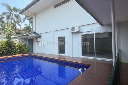 For Rent House Inside Compound, 4+1 BR - Private Pool, at Cipete Jakarta Selatan