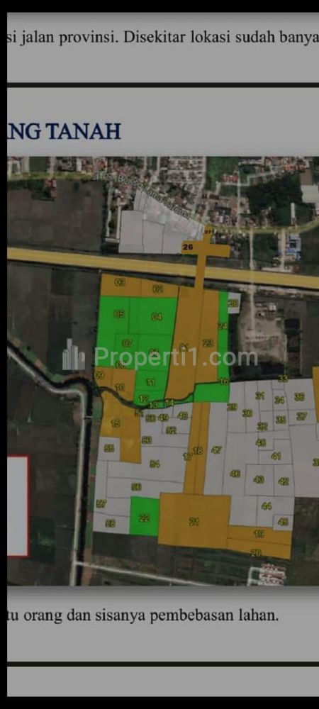 Jual Tanah Kosong SHM 12 Hektar Murah Nego di Kampung Kramat, Samudra Jaya, Tarumajaya, Kabupaten Bekasi, Jawa Barat