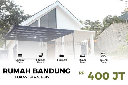 Dijual Rumah dengan Sertifikat SHM di Jatihandap Bandung, Hanya 2 km dari Jalan Raya A.H. Nasution, 400 Jutaan