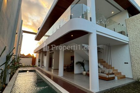 Dijual Villa Mewah Siap Huni Furnish dan Private Pool Dekat Batu Bolong Kediri Tabanan Bali