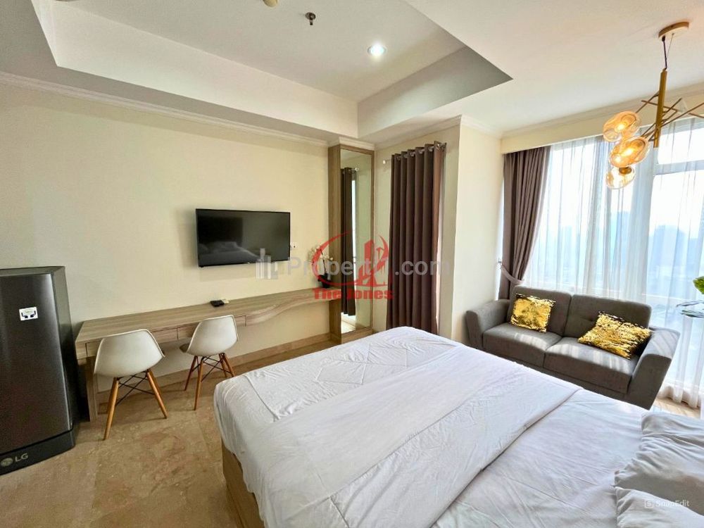 For Rent Apartemen Menteng Park Tipe Studio Fully Furnished, Dekat TIM, RSCM, Bunda Hospital, dan Kampus UI Salemba