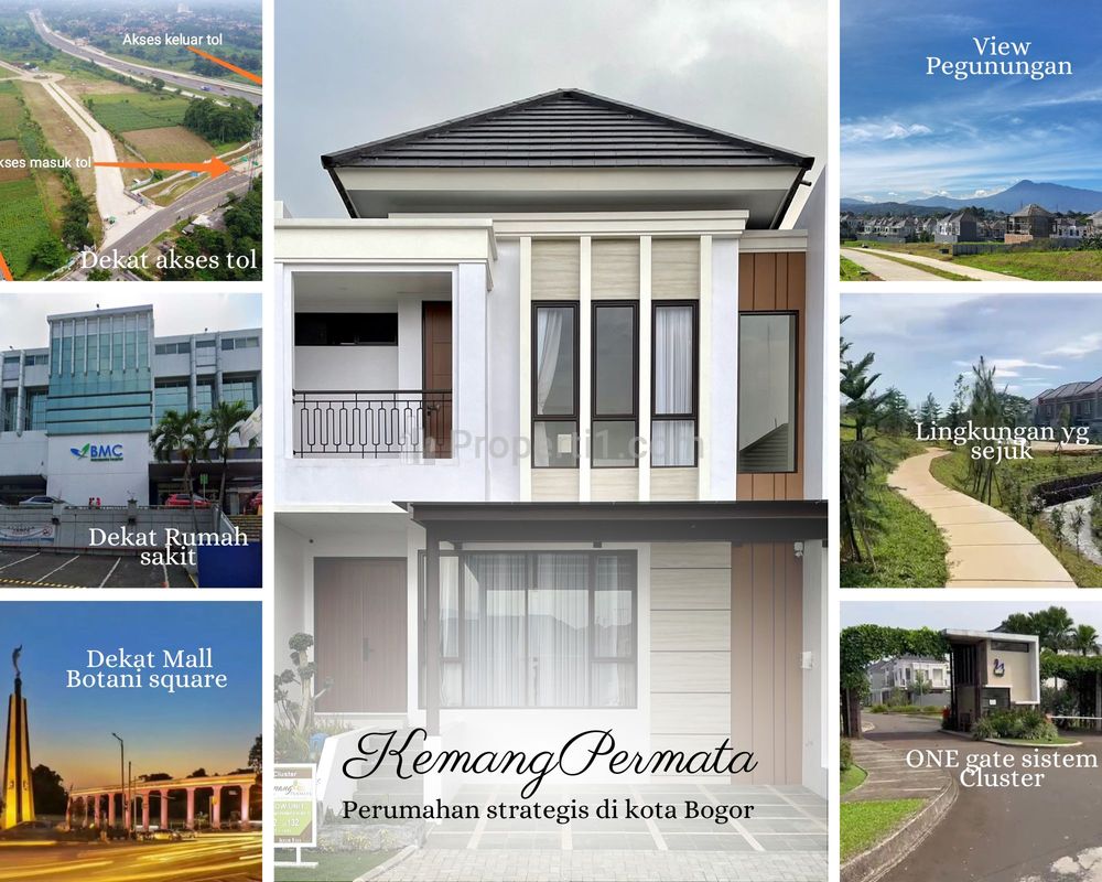 Rumah Dijual di Bogor Dekat Akses Tol Summarecon, Perumahan Kemang Permata