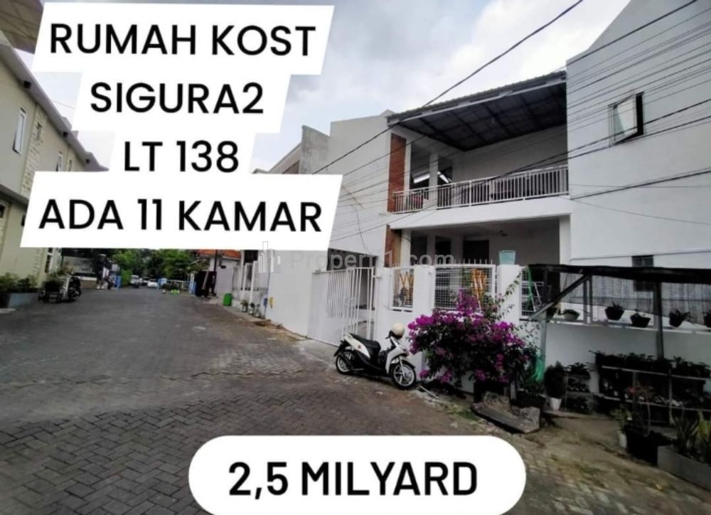 Dijual Kost-kostan di Sigura-gura Malang