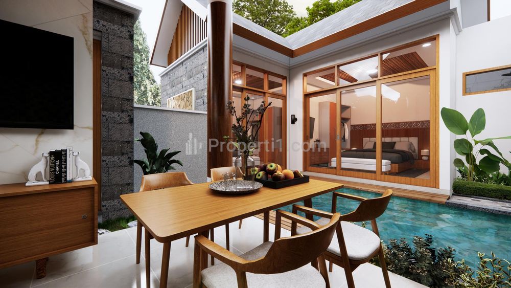 Dijual Rumah Villa Free Pool 3 Kamar Tidur di Kuta Selatan Badung Bali