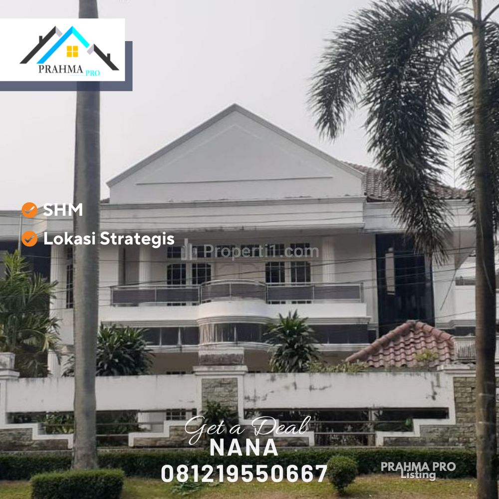 Dijual Rumah Hitung Tanah Harga NJOP Posisi Hoek di Daerah Pondok Indah, Jakarta Selatan