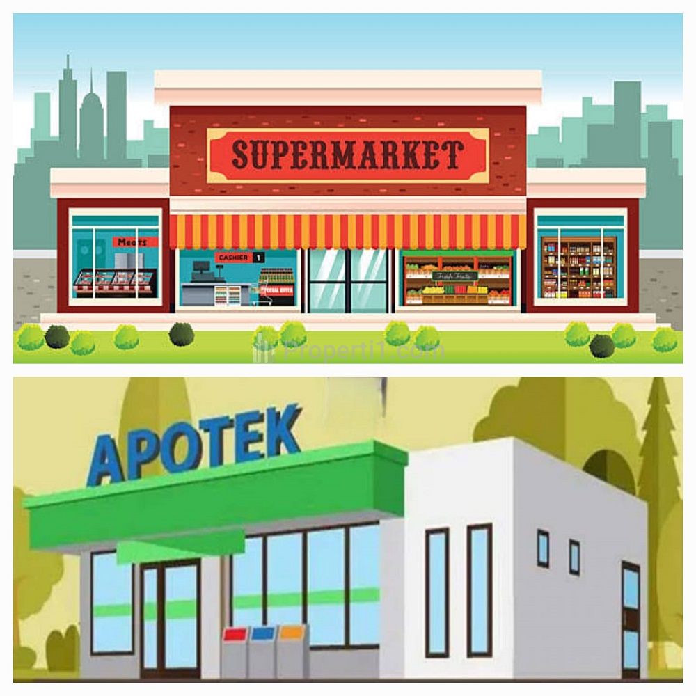 Dijual Minimarket dan Apotek yang Sedang Berjalan Lancar di Area Premium Sangat Ramai Pinggir Jalan Utama Tipar Cakung, Semper Barat, Jakarta Utara