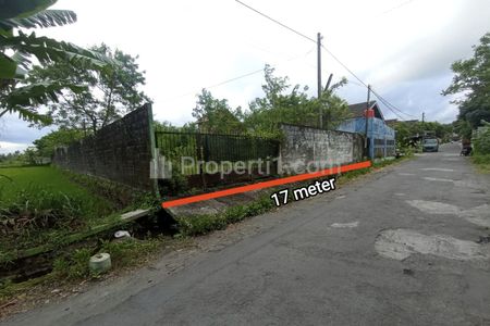 Dijual Tanah Murah Strategis Pinggir Jalan Aspal di Jl. Kaliurang Km 8 Sleman Yogyakarta