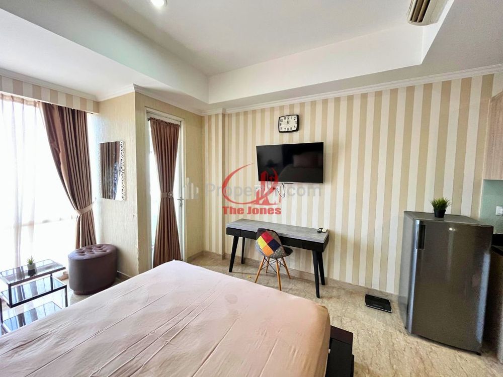 For Rent Apartemen Menteng Park Tipe Studio Fully Furnished, Dekat TIM, RSCM, Bunda Hospital, dan Kampus UI Salemba
