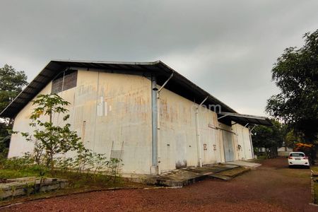 Jual Murah Bekas Gudang Gromax Luas Tanah 8000 m2 di Jalan Raya Serdang Kulon, Panongan, Tangerang, Banten