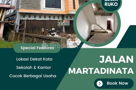 Disewakan Ruko Jalan Martadinata Kota Pontianak