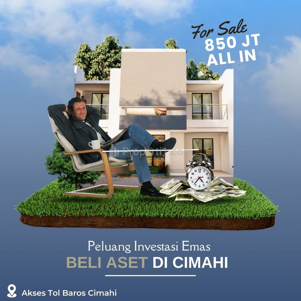 Jual Rumah di Daerah Cipageran Cimahi Utara, Lokasi Strategis Pinggir Jalan, Dekat Puri Cipageran Asri