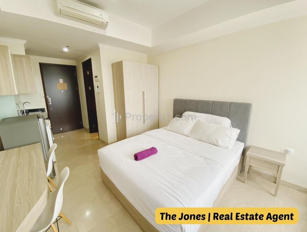 For Rent Apartemen Menteng Park Tipe Studio Fully Furnished, Dekat TIM, RSCM, Bunda Hospital, dan Kampus UI Salemba