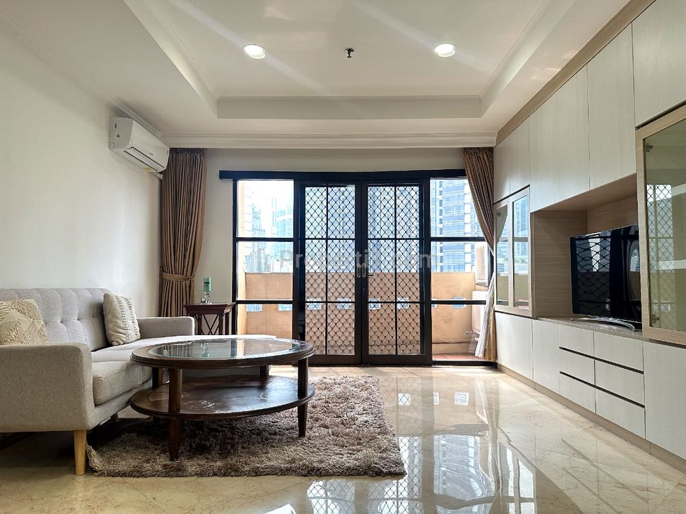 Disewakan Luxury Unit Apartment at Kusuma Chandra – 3+1BR Modern Fully Furnished and Newly Renovated - Prime Location in South Jakarta (SCBD Area)
