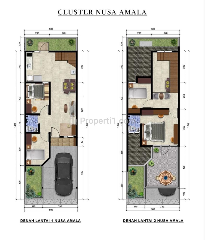 Dijual Rumah di Curug Aryana Karawaci Nusa Alama - Tangerang