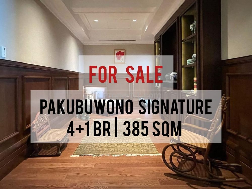 Jual Apartemen Pakubuwono Signature 4+1BR, 385sqm, Pool View, Renovated, Very Well Maintained, Nice Interior Design - Yani Lim 08174969303
