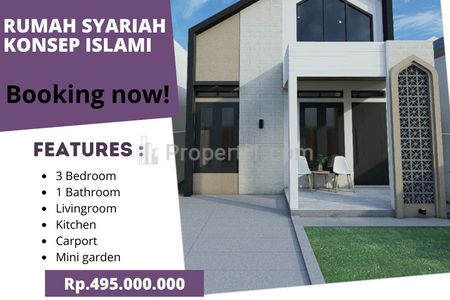 Dijual Rumah Syariah Konsep Islami di Banyumas