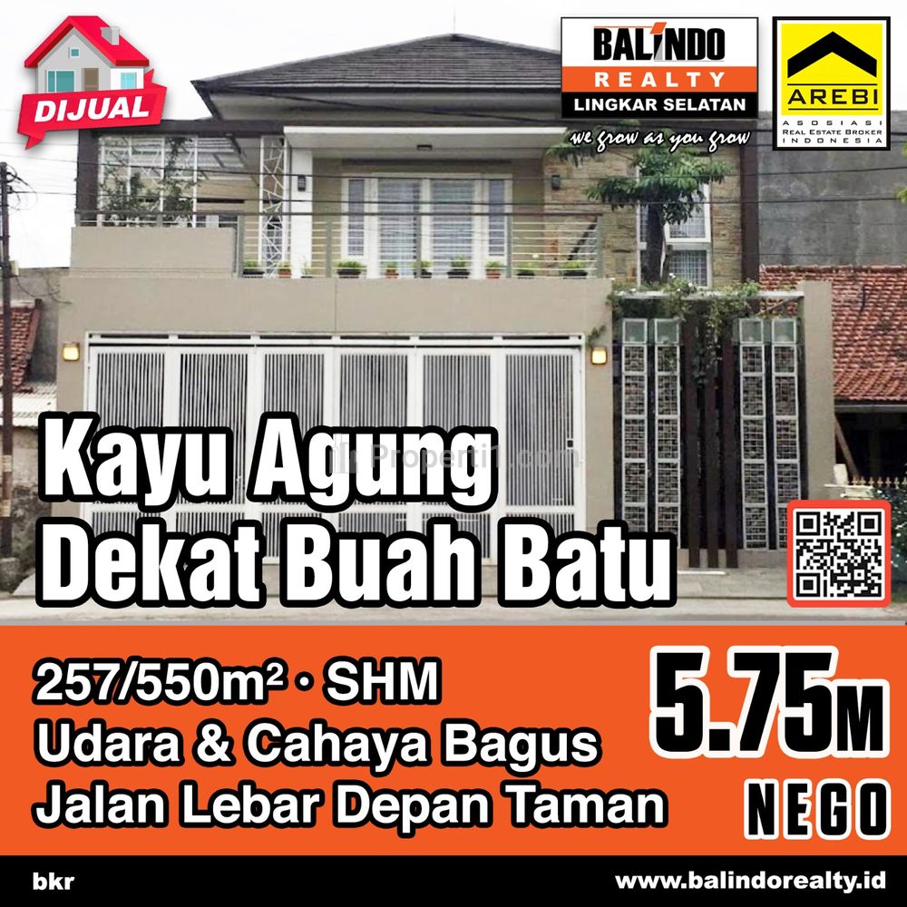 Jual Cepat Rumah Mewah di Sayap Buah Batu Bandung 