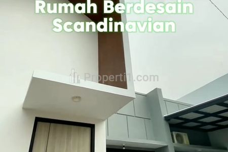 Dijual Rumah Baru Dalam Cluster Konsep Scandinavian di Kota Bekasi