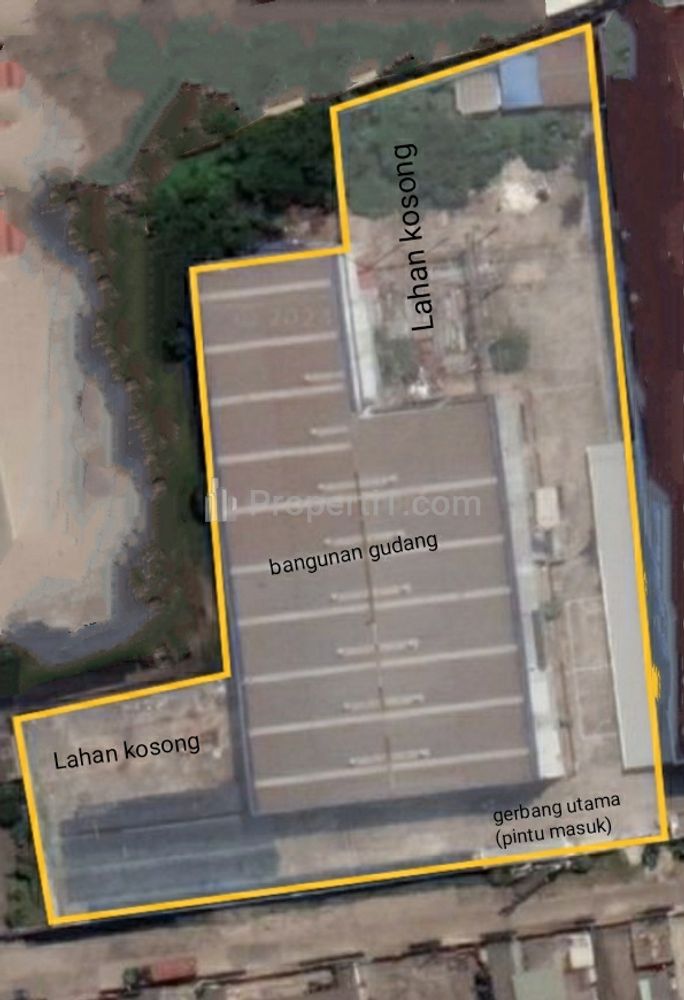 Jual Gudang Siap Pakai SHM Pinggir Jalan Luas Tanah 8000 m2, Bangunan 5000 m2 di Jalan Kapuk Kamal, Kayu Besar, Jakarta Barat