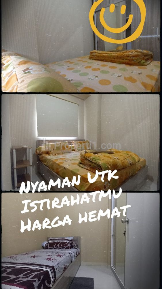 Dijual Cepat Apartemen Nyaman Fasilitas Lengkap di Pusat Kota - Green Pramuka City 2 BR Full Furnished