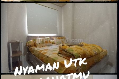 Dijual Cepat Apartemen Nyaman Fasilitas Lengkap di Pusat Kota - Green Pramuka City 2 BR Full Furnished