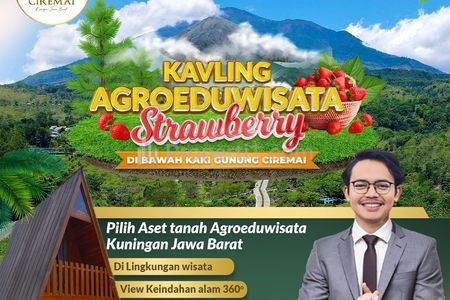 Jual Kavling Strawberry di Kaki Gunung Ciremai, Kuningan, Jawa Barat