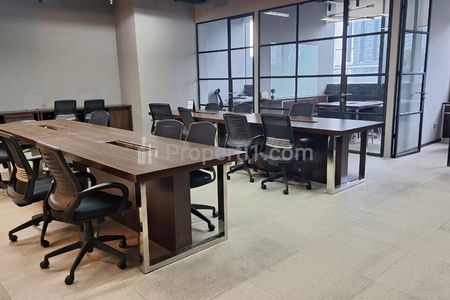 Disewakan Office Space Treasury Tower Area District 8 SCBD Kondisi Semi Furnished