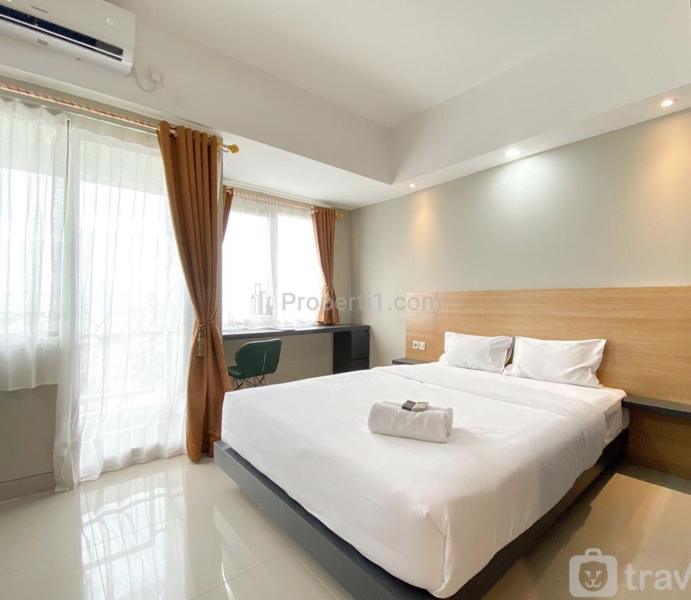 Jual / Sewa Apartemen LRT City Jatibening - Studio Size 24 m2 Full Furnished - Terkoneksi dengan Stasiun LRT