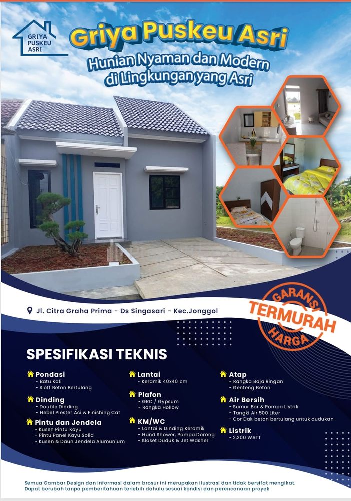 Dijual Rumah Ready Stock Siap Huni di Bogor