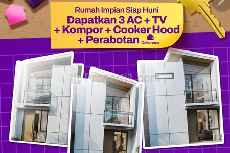 Dijual Rumah Cendana Spark Lippo Cikarang Bekasi, Tinggal Bawa Koper Tersedia Furnishnya