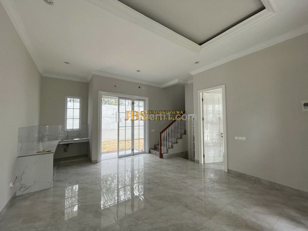Disewakan Rumah 2 Tingkat Siap Huni di Komplek Citraland Gama City Medan Cluster Raffles Place