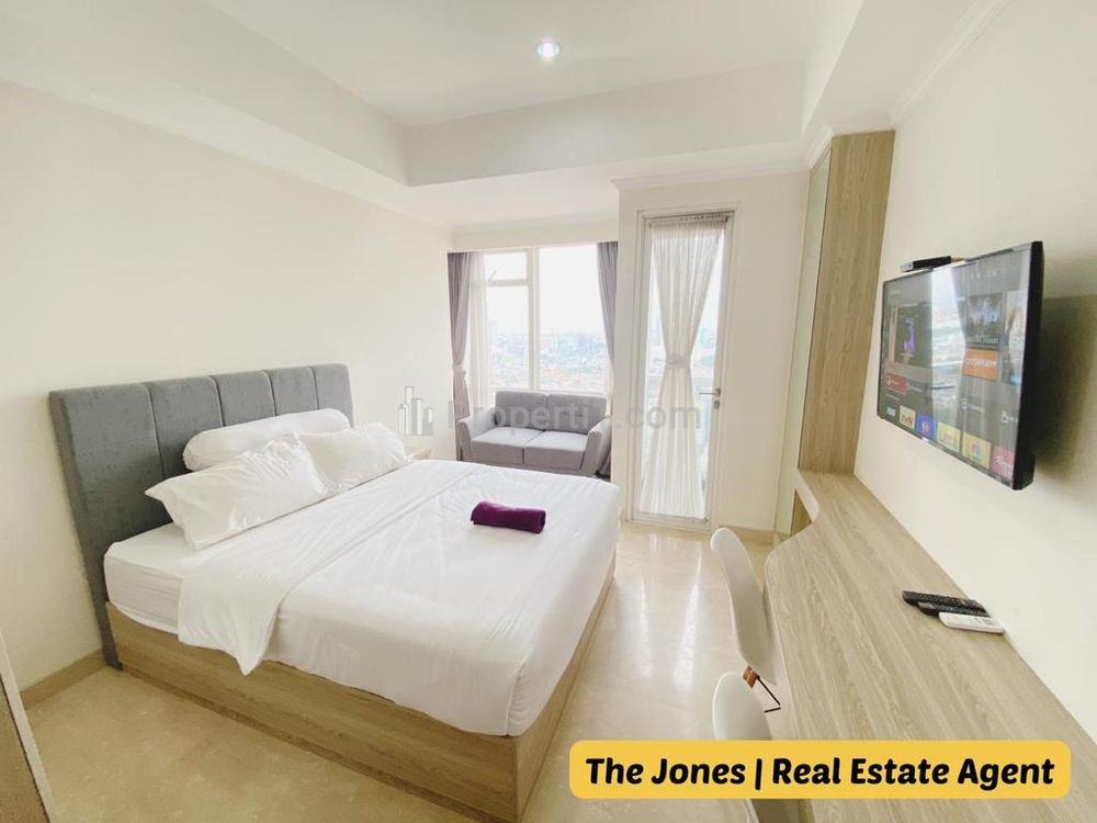 For Rent Apartemen Menteng Park Tipe Studio Fully Furnished, Dekat TIM, RSCM, Bunda Hospital, dan Kampus UI Salemba