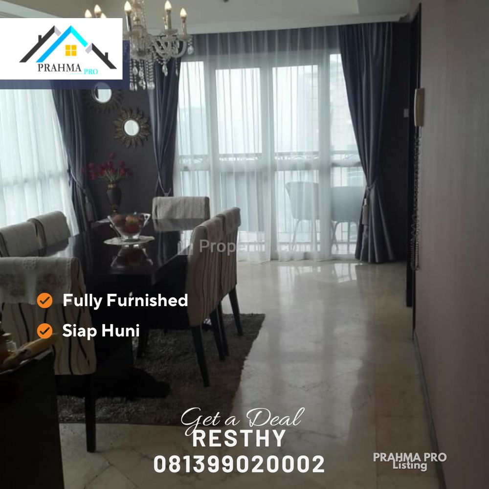 Dijual / Disewakan Apartemen Bellagio Residence di Daerah Kuningan Jakarta Selatan - 3+1 BR Furnished