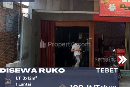 Disewakan Rukan Lokasi Strategis di Daerah Tebet Jakarta Selatan