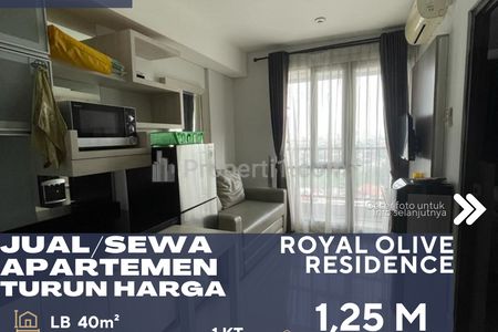 Dijual/Disewakan Apartemen Royal Olive Residence 1BR di Pejaten Jakarta Selatan